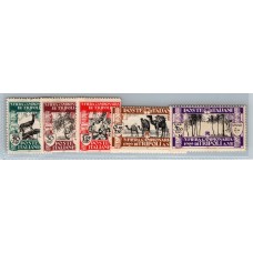 COLONIAS ITALIANAS TRIPOLITANIA 1929 Yv 64 al 69 FALTANDO EL 67 QUE MARCA SOLO 10 € NUEVOS SIN GOMA 175 €